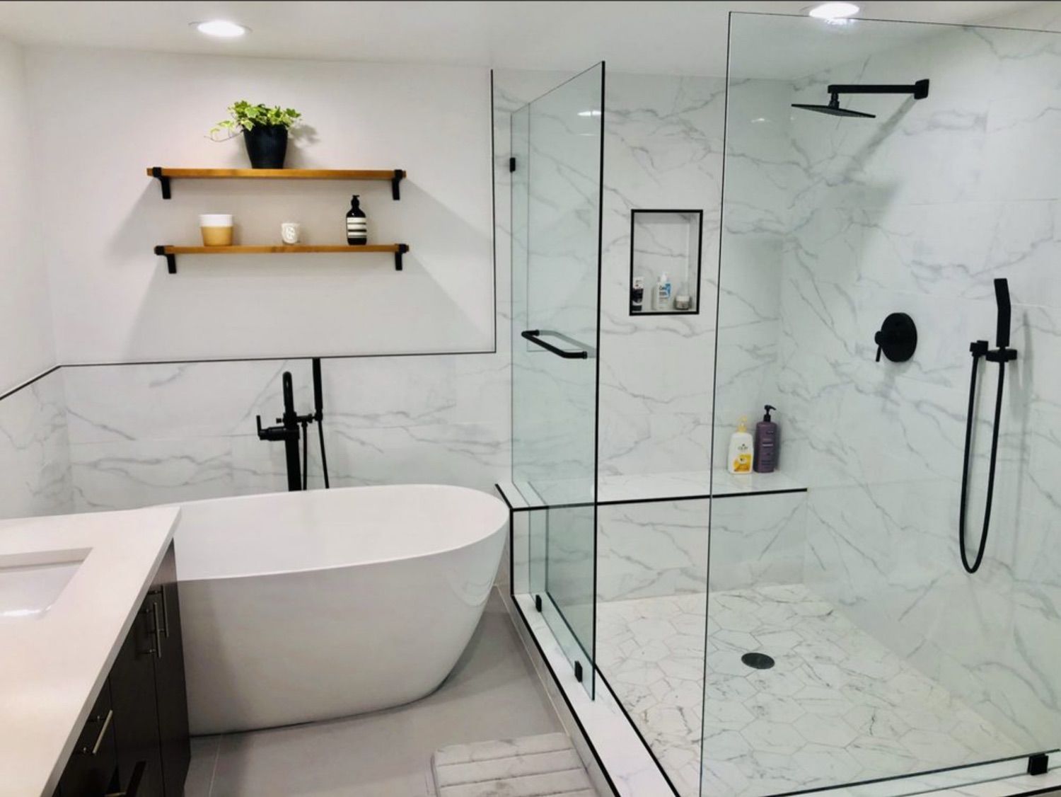 Luxury bathroom and interior remodel