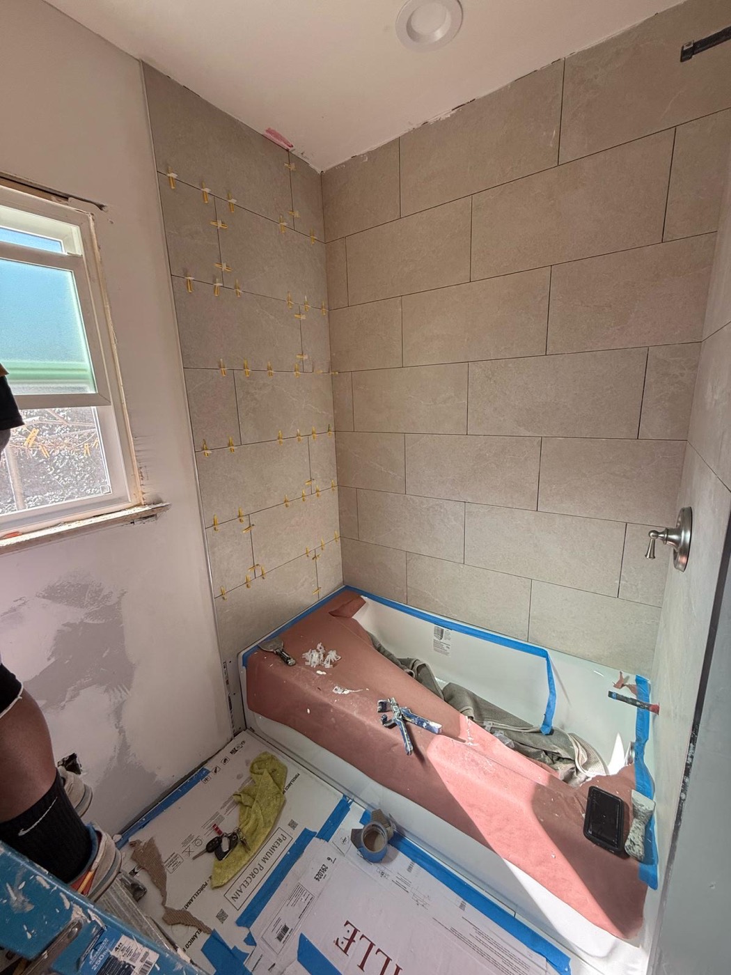 Next Step Remodel crew at work on a build